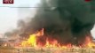 नोएडा की झुग्गी बस्ती में भीषण आग, 25 झुग्गियां जलकर राख