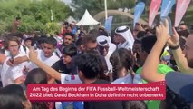 David Beckham sorgt für Aufruhr in Katar