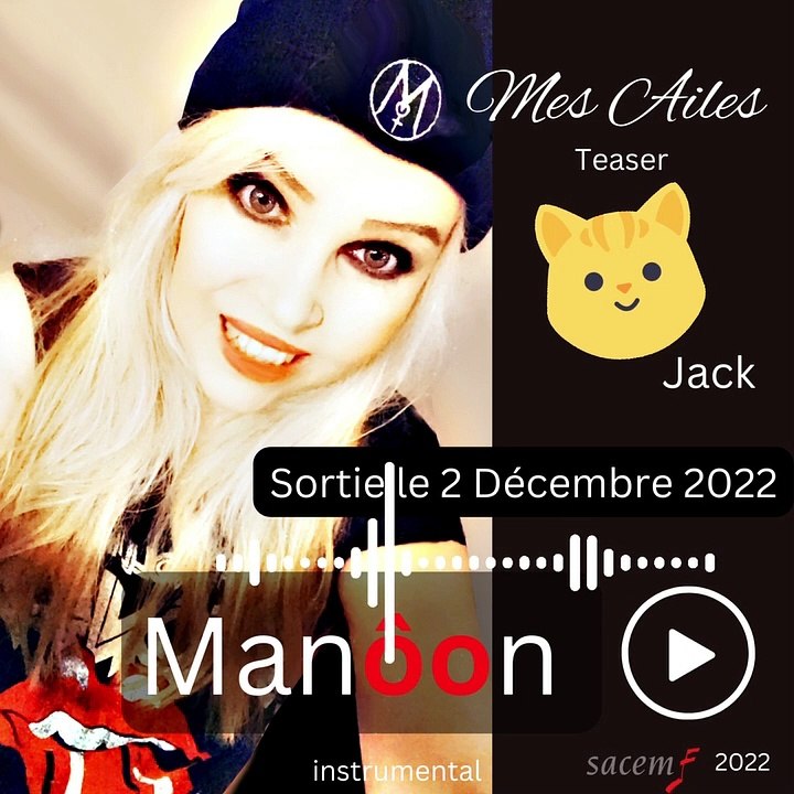 Chanteuse Française 2022 - 2023 - Teaser Mes Ailes - New Single Manôon Officiel - Nouveauté musique 2022 - 2023