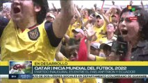 Ecuador vive con muchísima emoción el partido inaugural entre Ecuador y Qatar