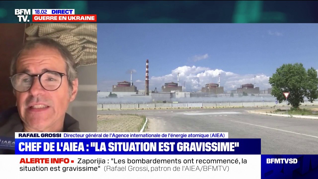 Zaporijjia: "La situation est gravissime", alerte Rafael Grossi, directeur général de l'Agence internationale de l'énergie atomique