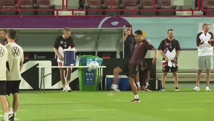 Germany Team Training ahead of World Cup  Match vs Japan #FifaWorldCup2022
