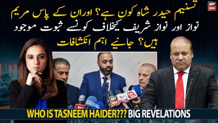 Who is Tasneem Haider? What evidence does he have against Nawaz Sharif?