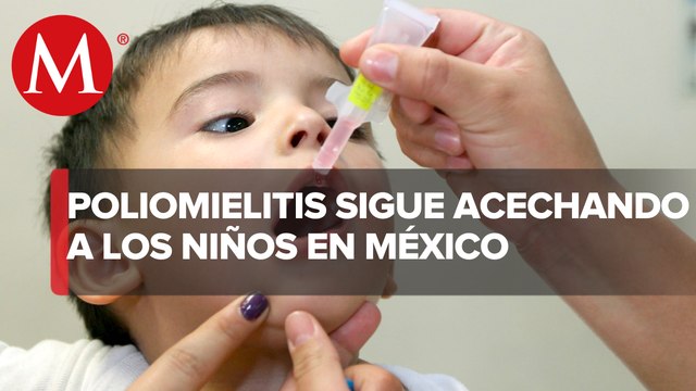 Más de 740 mil niños desprotegidos contra poliomielitis en México: OPS