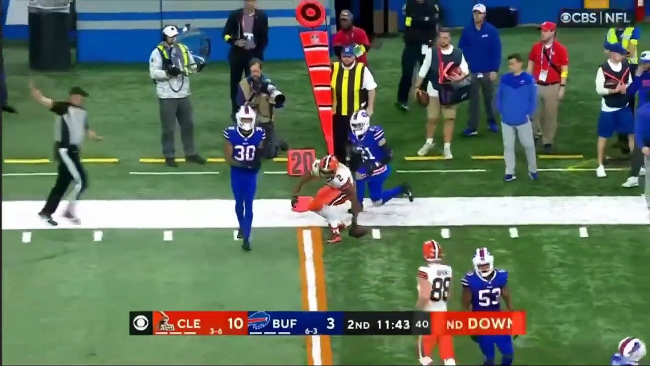 Buffalo Bills vs. Cleveland Browns Full Highlights 2nd QTR _ NFL Week 11_ 2022