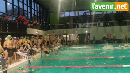 Natation: les relais mouillés à Charleroi