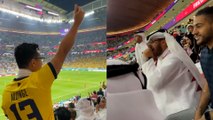بدأت باشتباك وانتهت باعتذار.. كيف رد الجمهور القطري على استفزازات مشجع إكوادوري في افتتاح المونديال؟