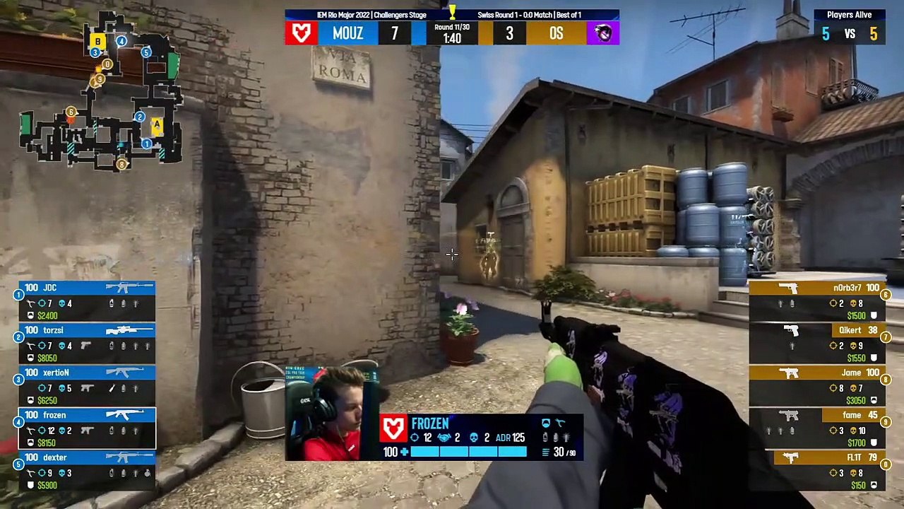 MOUZ VS OUTSIDERS - INFERNO (MD1) (PTBR GTV) - IEM RIO MAJOR 2022 - CHALLENGERS STAGE