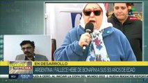 Oscar Orquera: Hebe es la madre de cada uno de nosotros