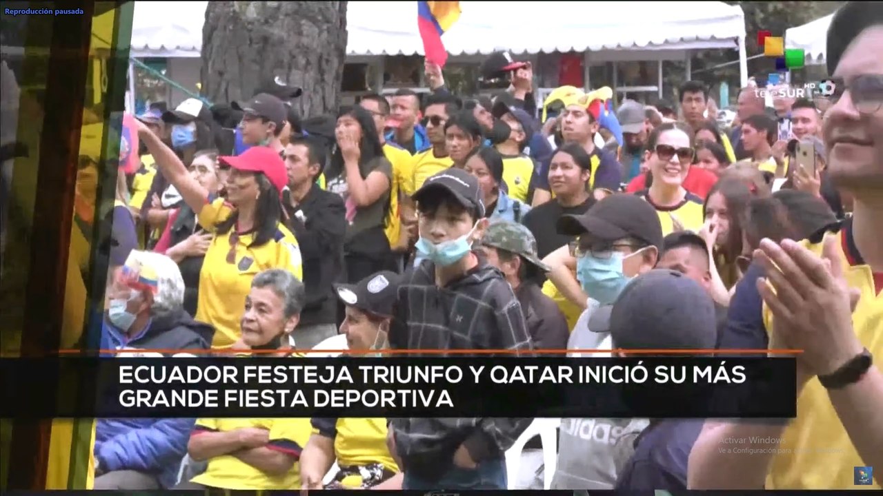 teleSUR Noticias 17:30 20-11: Ecuador festeja triunfo sobre la selección qatarí