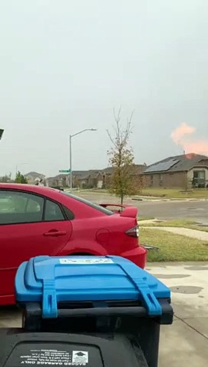 Recycling Truck Catches Fire
