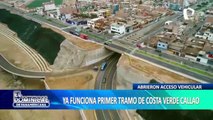 Callao: Abren acceso vehicular en el primer tramo de la Costa Verde