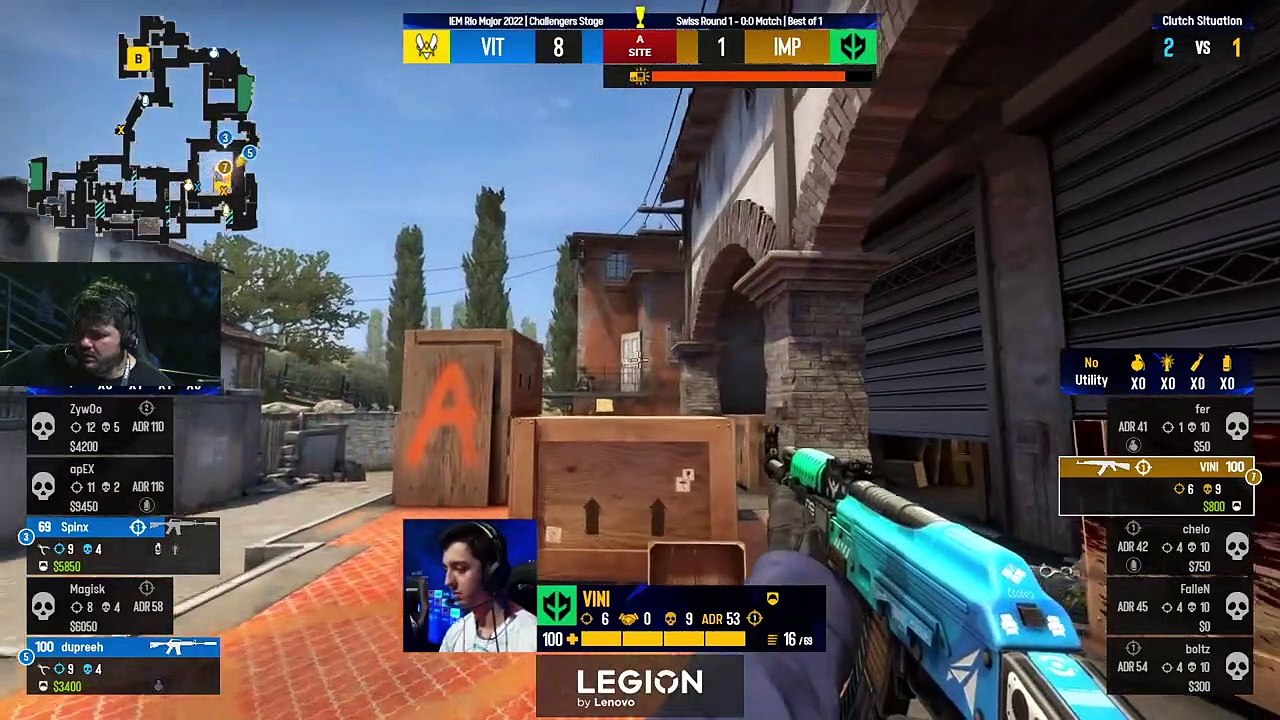 [ GAULES ] - IMPERIAL VS VITALITY - INFERNO (MD1) - COMPLETO MOSTRANDO A TORCIDA