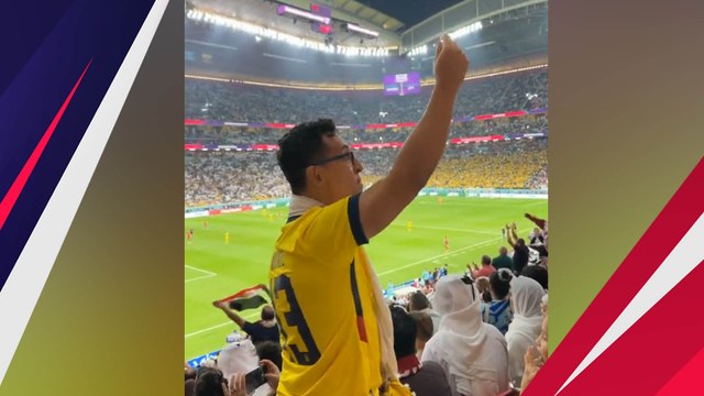 Keindahan Piala Dunia 2022, Sempat Bersitegang Suporter Ekuador dan Qatar Ini Berdamai