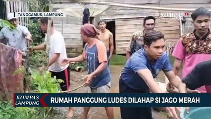 Rumah Panggung Ludes Dilahap Si Jago Merah saat Pemiliknya Hadiri Wisuda