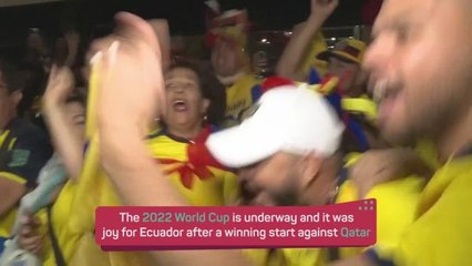 Ecuadorian delight at winning World Cup start in Qatar