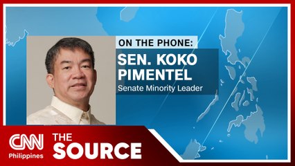 Senate Minority Leader Koko Pimentel | The Source