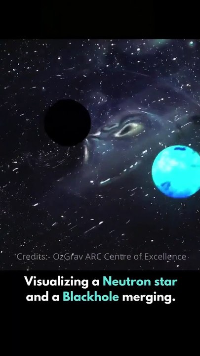what happend if  a neutron star and a blackhole merging!!!