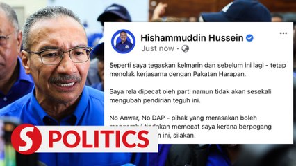 Download Video: GE15: Can sack me from Umno for rejecting Pakatan, says Hishammuddin