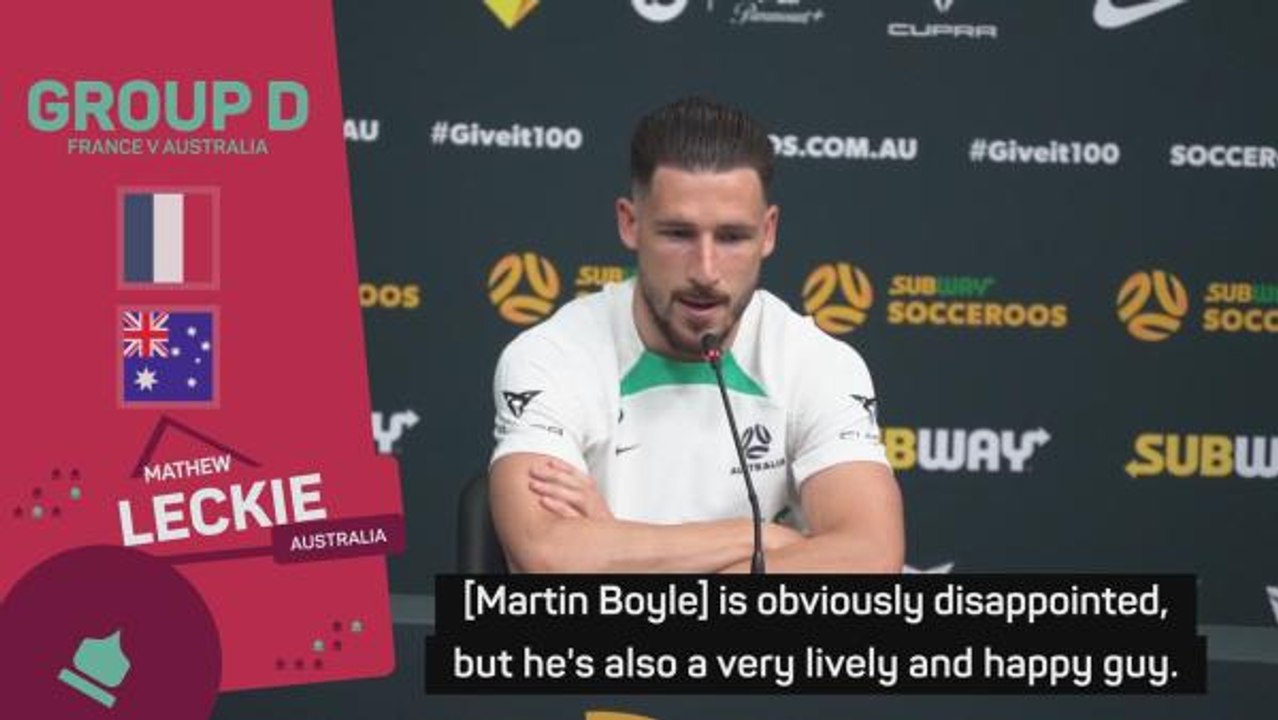 Leckie feels for injured Boyle ahead of France opener