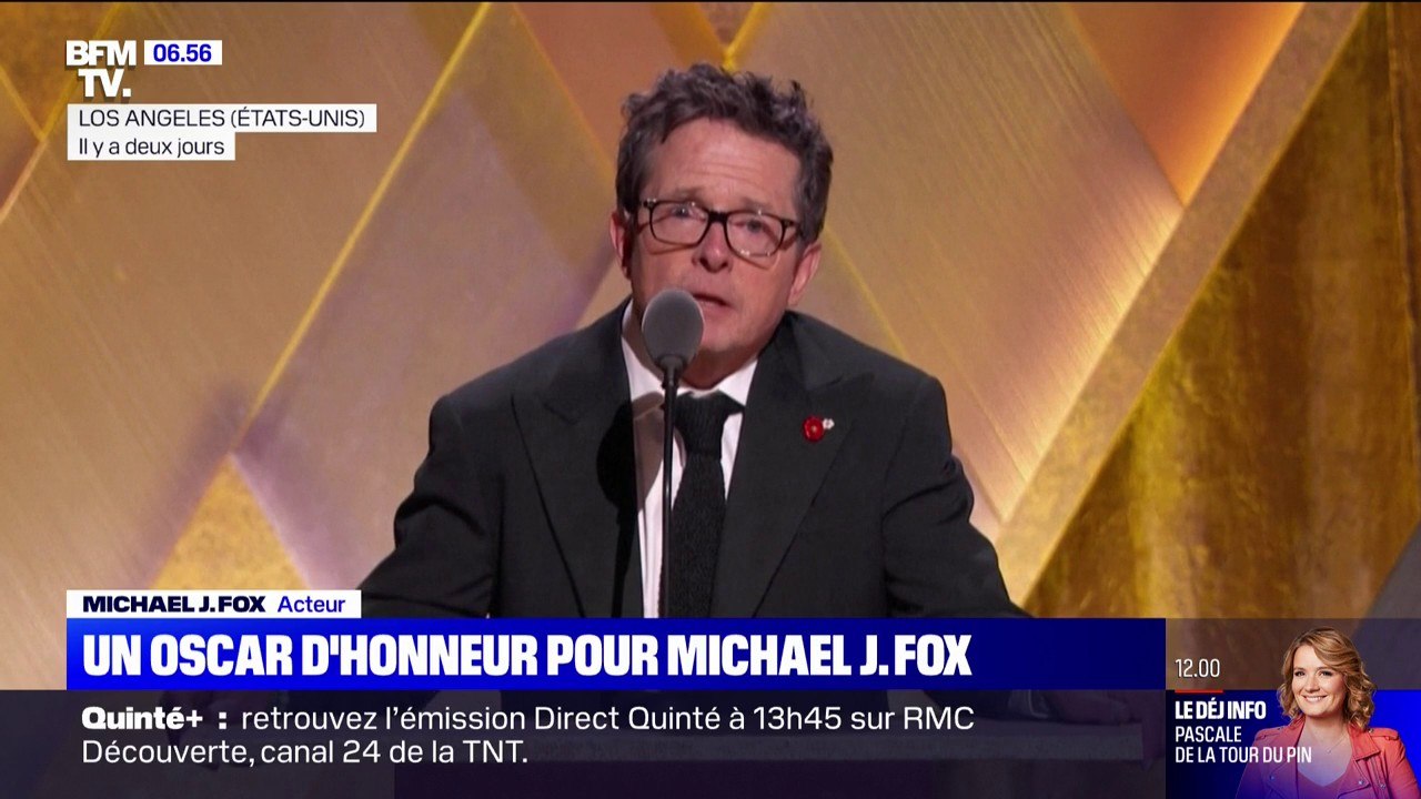 Michael J. Fox remporte un Oscar d'honneur pour...