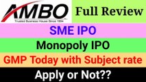 Ambo Agritec ipo review, Business Modal, ipo GMP today, apply or not,, | View Of Money.