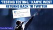Elon Musk welcomes Kanye West to twitter after inviting Trump's return |Oneindia News*International