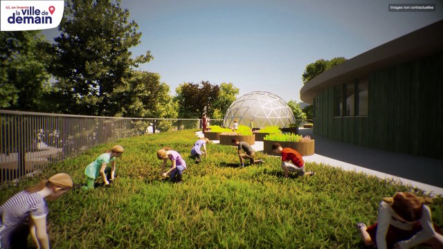 Ville de Dunkerque - Présentation de l'école et de la maison de quartier du futur à Petite-Synthe - Novembre 2022