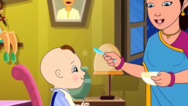 Chanda Mama Door Ke चंदा मामा दूर के - 3D Hindi Rhymes For Children Hindi Poem kids song