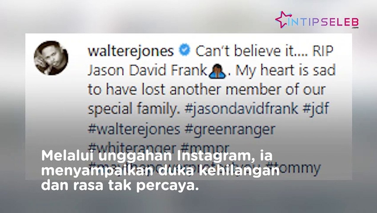 Aktor Power Rangers, Jason David Frank Diduga Bunuh Diri