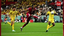 Enner Valencia de Ecuador anota el primer gol del Mundial de Qatar 2022