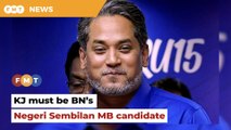 KJ must be BN’s Negeri Sembilan MB candidate, says Puad