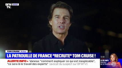 L'acteur américain Tom Cruise est devenu membre honorifique de la Patrouille de France