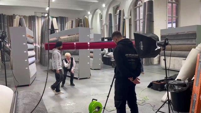 Mike's Carpets: Filming begins for new advert starring famous owner