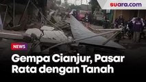 Gempa Cianjur, Ambrukkan Pasar hingga Jalan Longsor