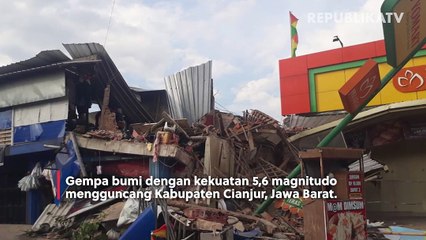 Gempa Cianjur, Masyarakat Bahu Membahu Selamatkan Warga yang Tertimpa Bangunan Runtuh