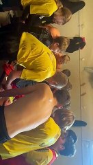 Le chant de la victoire des U15, le 19/11