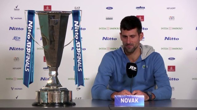 ATP - Nitto ATP Finals Turin 2022 - Novak Djokovic : If I'm the best player in the world ? I'm 5th (smile)