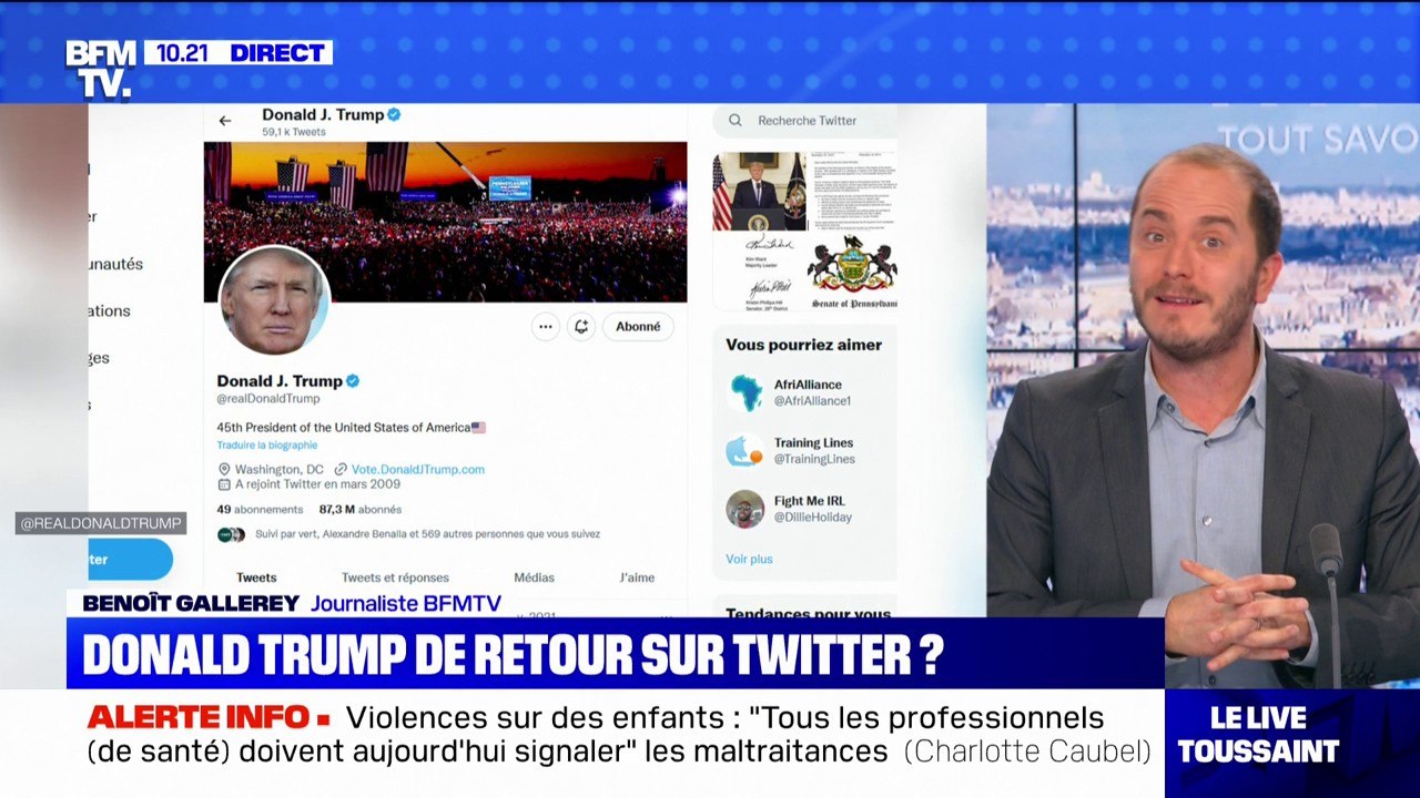 Silence radio de Donald Trump sur Twitter après...