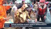 Sungai Meluap Tembok Rumah Warga Jebol