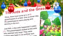 The Ants and the grasshopper reading and Urdu Hindi translation afaq sun series class 2