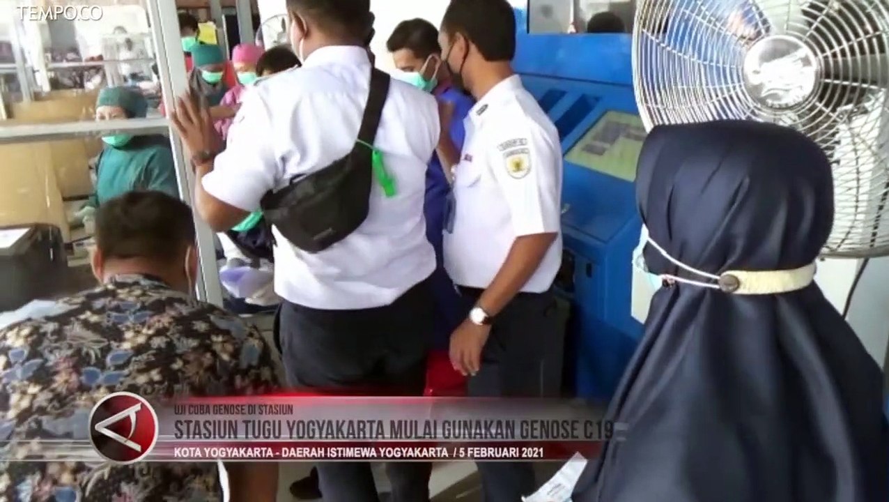 Stasiun Tugu Yogyakarta Terapkan Skrining COVID-19 Menggunakan Genose C19