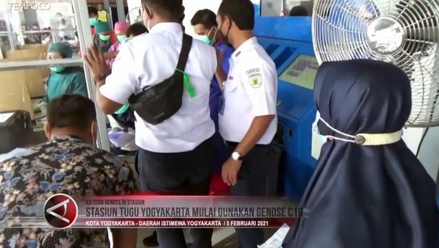 Stasiun Tugu Yogyakarta Terapkan Skrining COVID-19 Menggunakan Genose C19