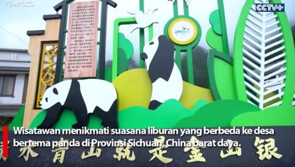 Menikmati Suasana Liburan di Desa Bertema Panda