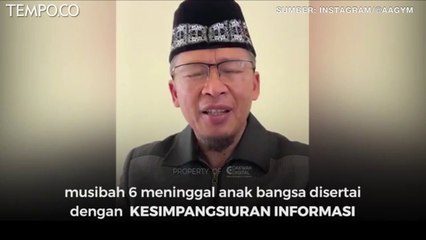 6 Anggota FPI Tewas Ditembak, Abdullah Gymnastiar Berharap Ada Lembaga Independen