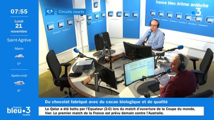 À Lamastre, "Songes et Cacao", de la pâte à tartiner et des tablettes de Chocolat cru