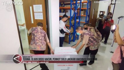 Terima 10.609 Dosis Vaksin, Pemkot Solo Lakukan Vaksinasi Kamis Ini