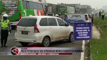 下载视频: Libur Imlek, Polisi Putar Balik 500 Kendaraan Menuju Kabupaten Bandung