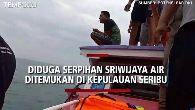 Pesawat Sriwijaya Air SJ 182 Jakarta - Pontianak Diduga Hilang di Perairan Kepulauan Seribu