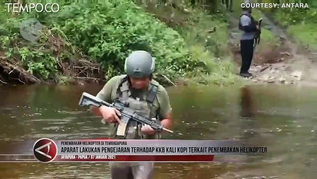 Aparat Memburu KKB Kali Kopi yang Diduga Pelaku Penembakan Helikopter